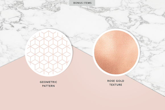 ROSE GOLD | Identity Kit in Stationery Templates - product preview 5