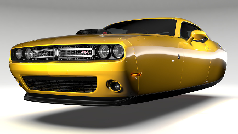 Dodge Challenger 392 Flying in Vehicles - product preview 9