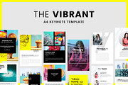 Vibrant - A4 Printable - Keynote