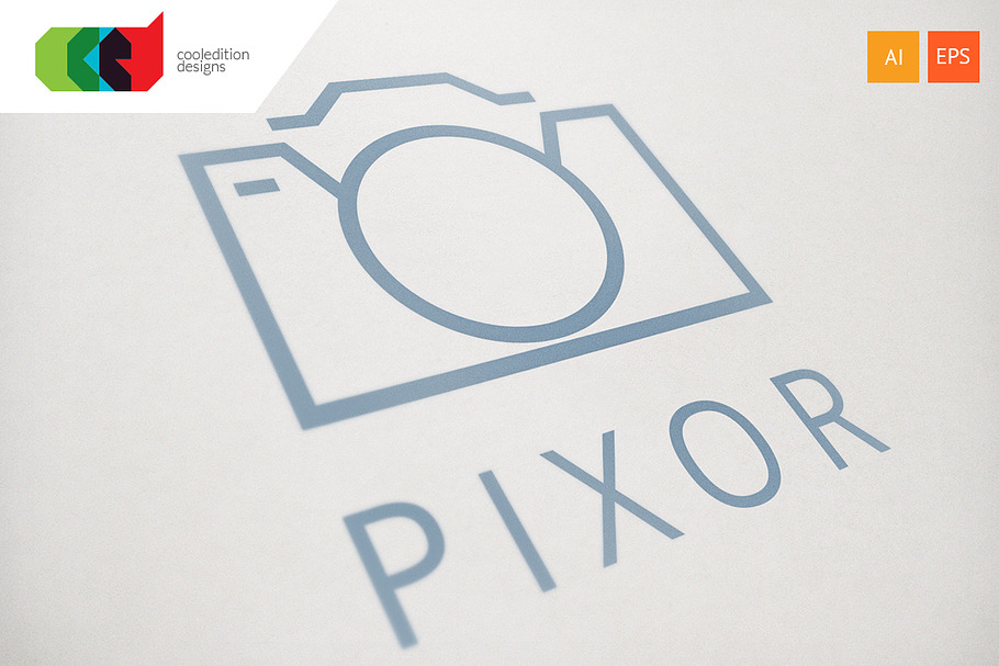 Pixor - Logo Template in Logo Templates - product preview 8