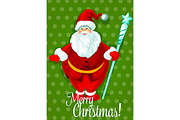 Santa Claus Christmas poster