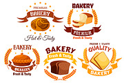 Bakery shop product labels