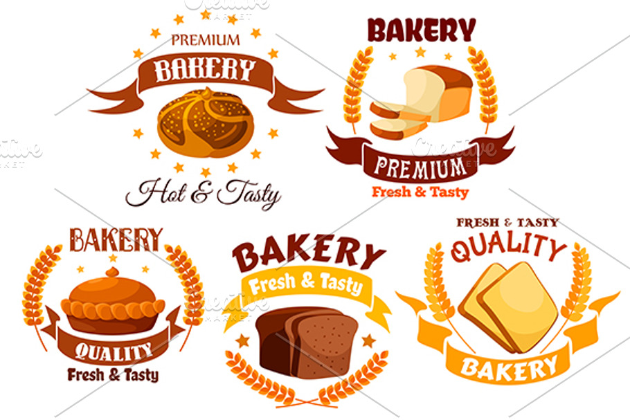 Bakery shop product labels in Graphics - product preview 8