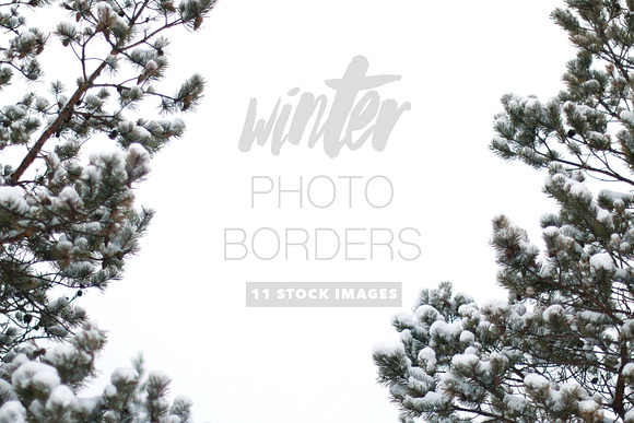 Winter Photo Backgrounds -Photo Pack in Mockup Templates - product preview 3