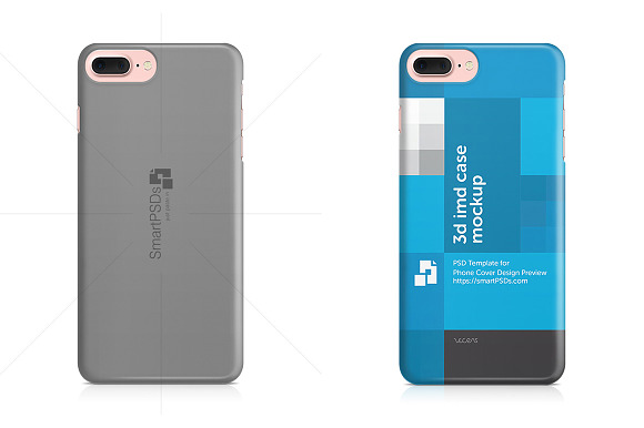  iPhone 7 Plus 3d IMD Phone Case  in Product Mockups - product preview 1
