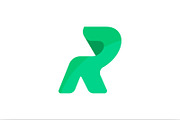Flat Lette R Logo