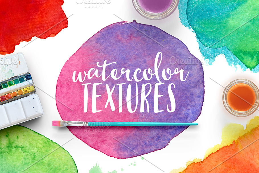 WATERCOLOR TEXSTURES VOL.1 in Textures - product preview 8