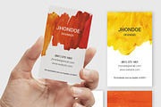 Watercolor Business Cards