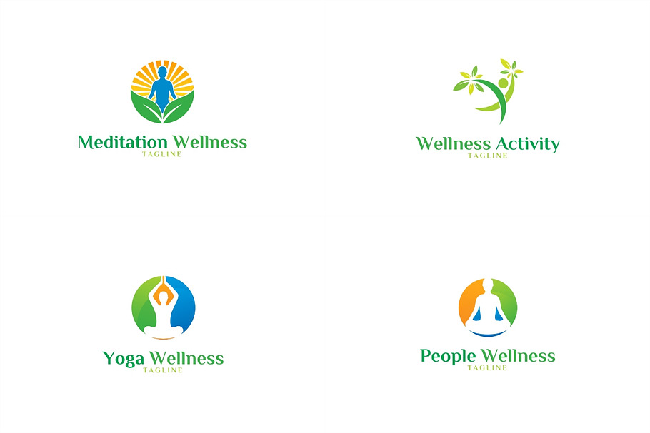 10 Wellness Logo Bundle #2 in Logo Templates - product preview 8