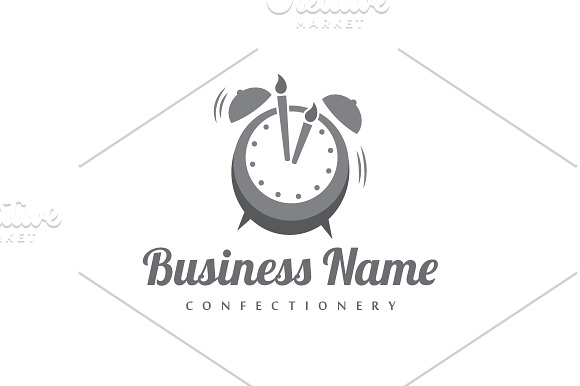 Celebration Alarm Clock Logo in Logo Templates - product preview 2
