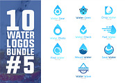 10 Water Logo Bundle #5