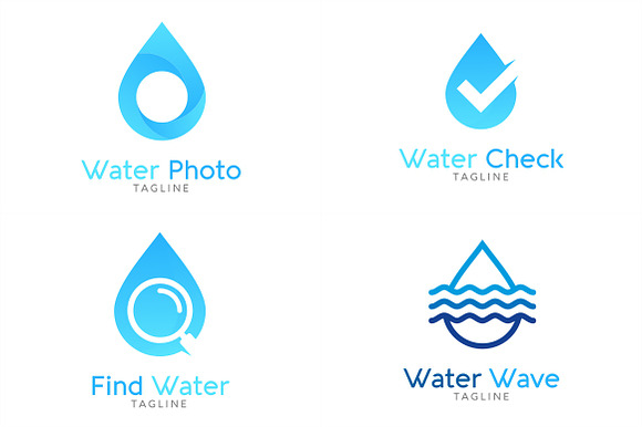 10 Water Logo Bundle #5 in Logo Templates - product preview 2