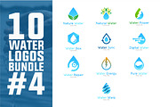 10 Water Logo Bundle #4