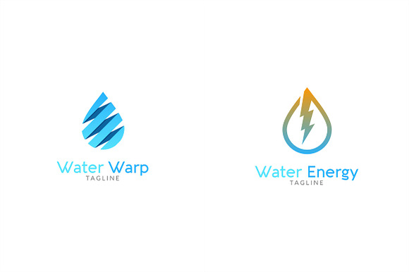 10 Water Logo Bundle #4 in Logo Templates - product preview 3