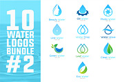 10 Water Logo Bundle #2