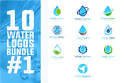 10 Water Logo Bundle #1