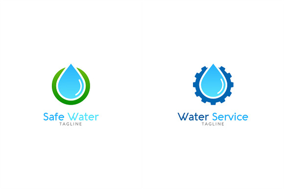 10 Water Logo Bundle #1 in Logo Templates - product preview 3