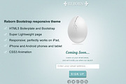 Reborn -Responsive Coming Soon Page
