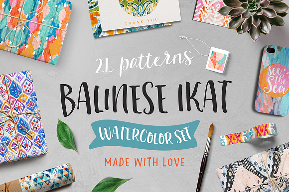 Balinese Ikat in Patterns - product preview 9
