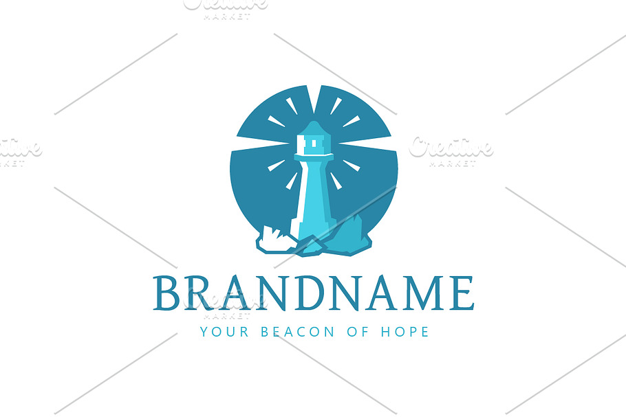 Lighthouse of Hope Logo in Logo Templates - product preview 8