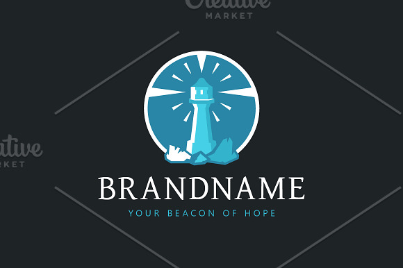 Lighthouse of Hope Logo in Logo Templates - product preview 1