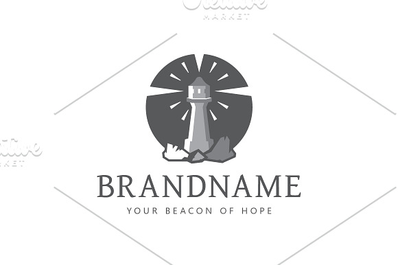 Lighthouse of Hope Logo in Logo Templates - product preview 2