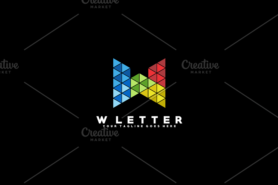 W Letter Logo in Logo Templates - product preview 8