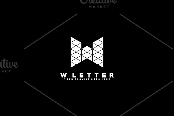 W Letter Logo in Logo Templates - product preview 2