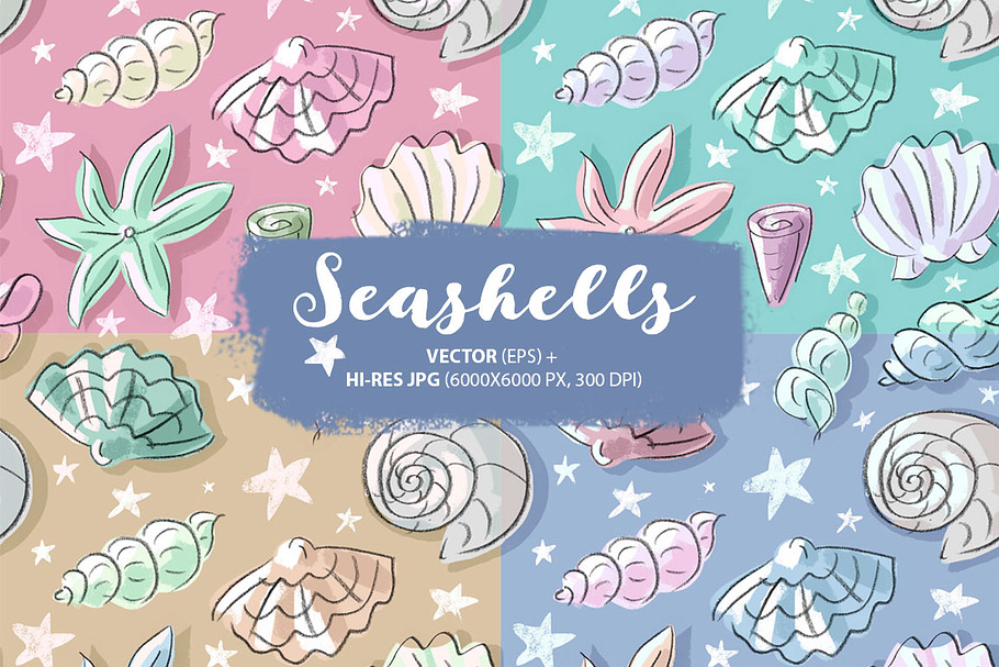 Vector seamless patterns in Patterns - product preview 8
