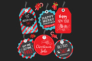 Holiday sale tags