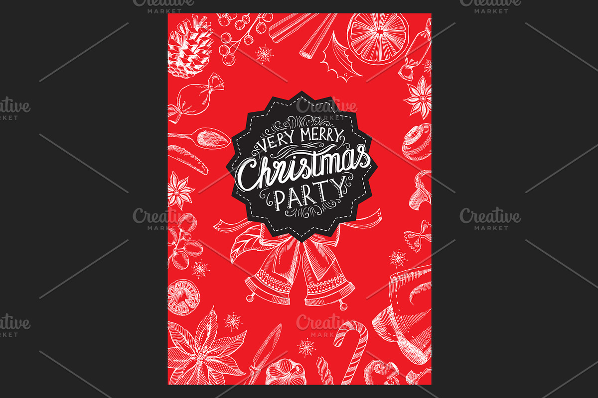 Holiday invitation in Illustrations - product preview 8
