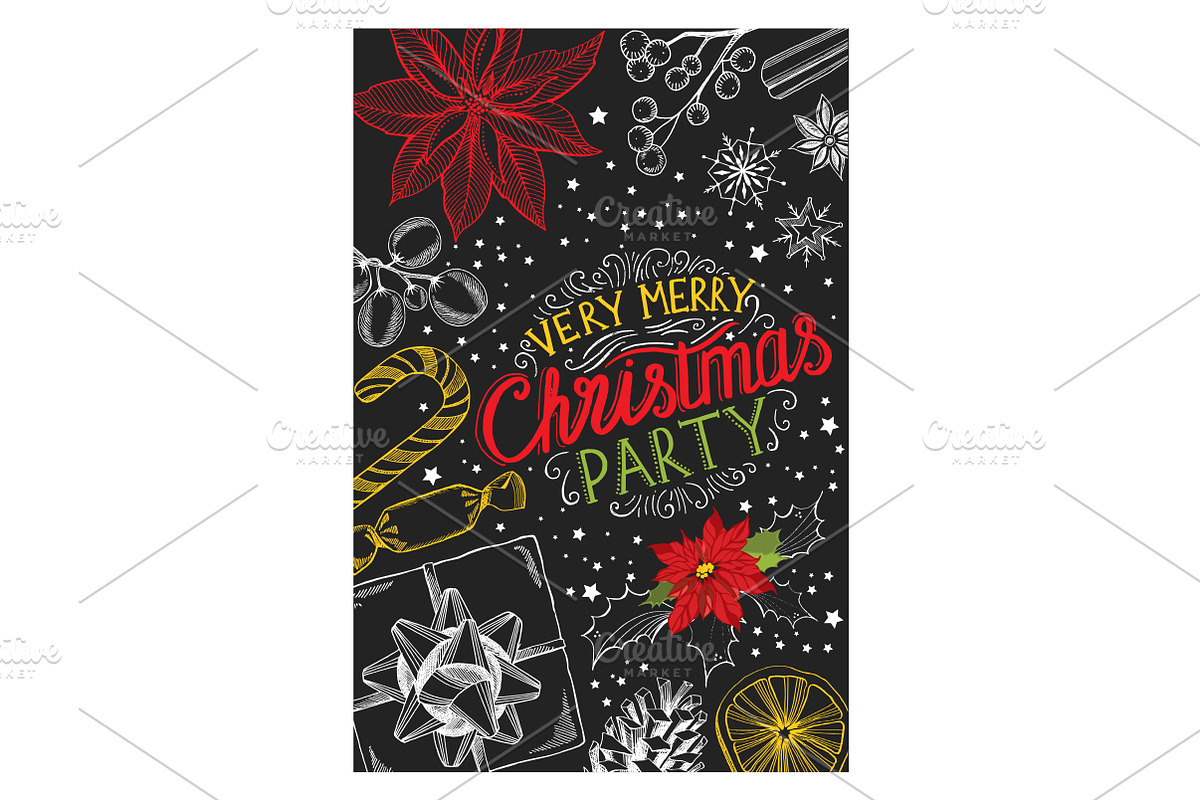 Holiday invitation in Illustrations - product preview 8
