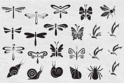 Logo animals, birds and insects.