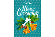 Merry Christmas festive card