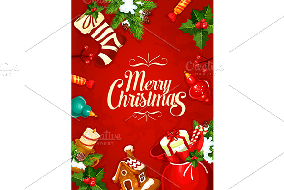 Christmas banner in Graphics - product preview 8