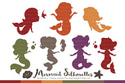 Mermaid Silhouettes in Autumn