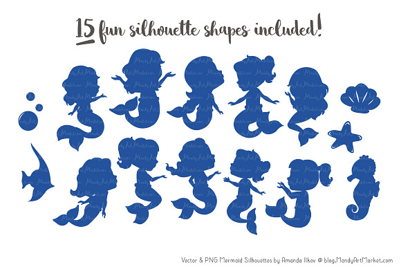 Crayon Box Boy Mermaid Clipart in Illustrations - product preview 1