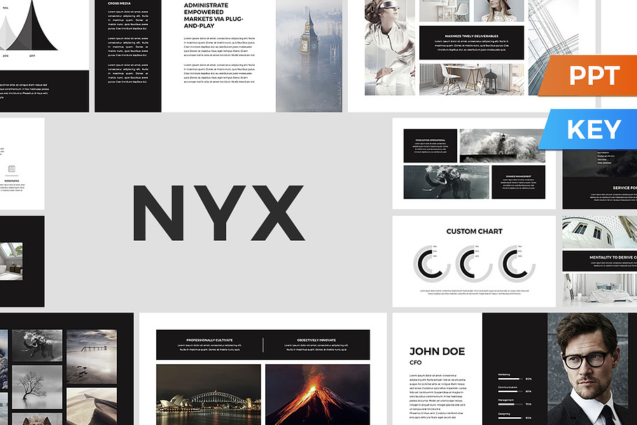 Nyx Presentation Template in Keynote Templates - product preview 8