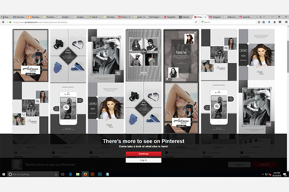 Gray Fashion Social Media Pack in Social Media Templates - product preview 6