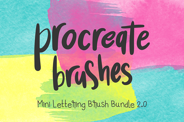 Procreate Lettering 4-Brush Bundle 2