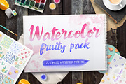Watercolor Fruity Pack