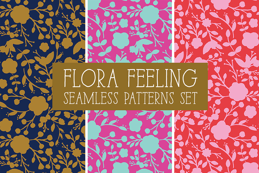 FLORA FEELING Seamless Patterns in Patterns - product preview 8