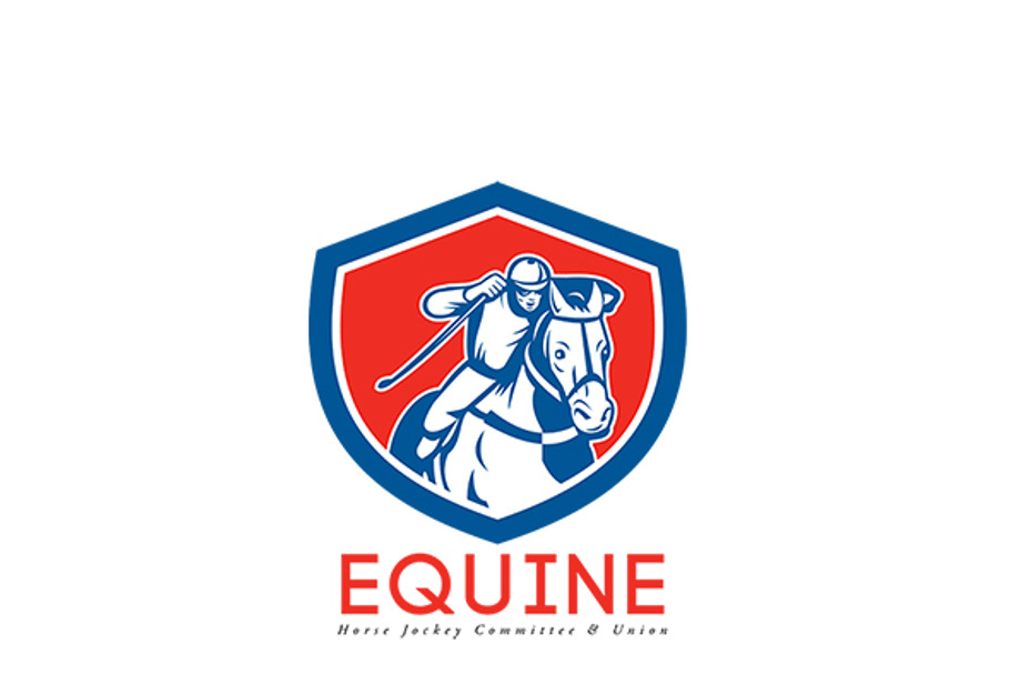Equine Horse Jockey Union Logo in Logo Templates - product preview 8