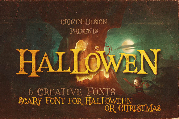 Hallowen Typeface in Halloween Fonts - product preview 1