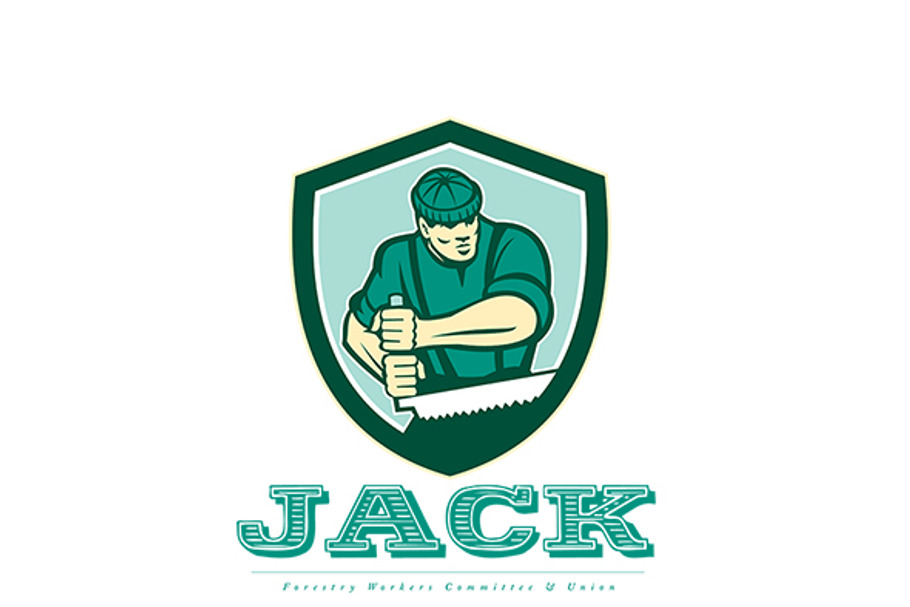 Jack Forestry Union Logo in Logo Templates - product preview 8