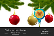 Christmas bubbles set