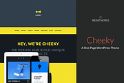 Cheeky: A One-Page WordPress Theme
