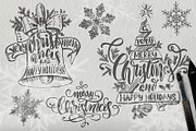 Christmas lettering