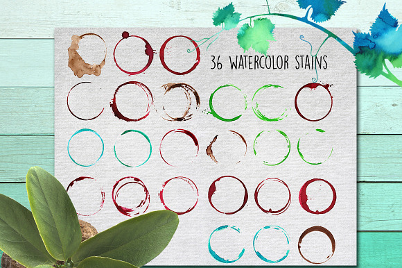 Watercolor LOGO creator kit in Illustrations - product preview 2