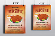 Thanksgiving Flyer Template-V435